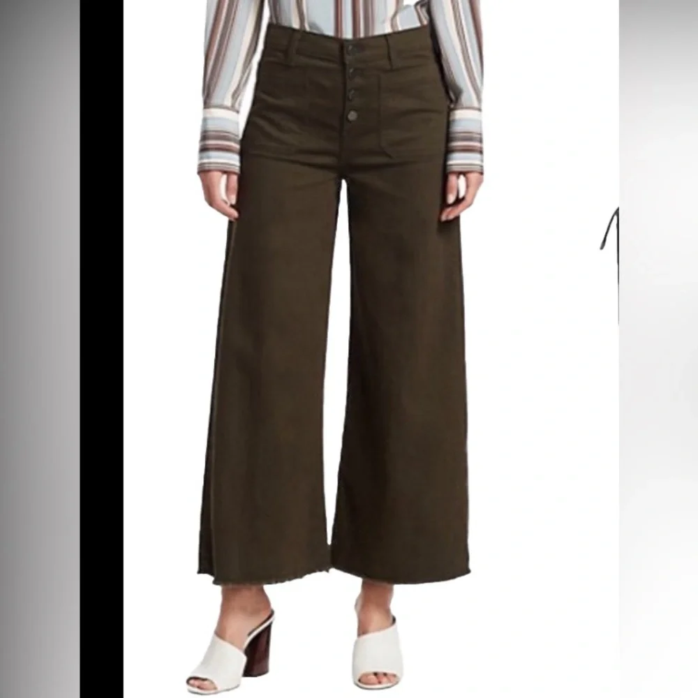 Elizabeth and James Carmine Cropped
Button Fly Wide Leg Jeans Size 26. C… - Picture 2 of 15